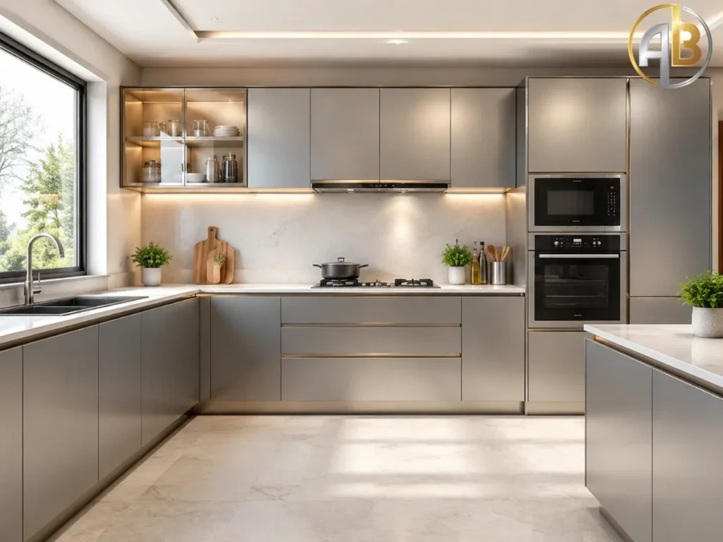Aluminium Kitchen Cabinets: Benefits, Cost & Modern Design Ideas