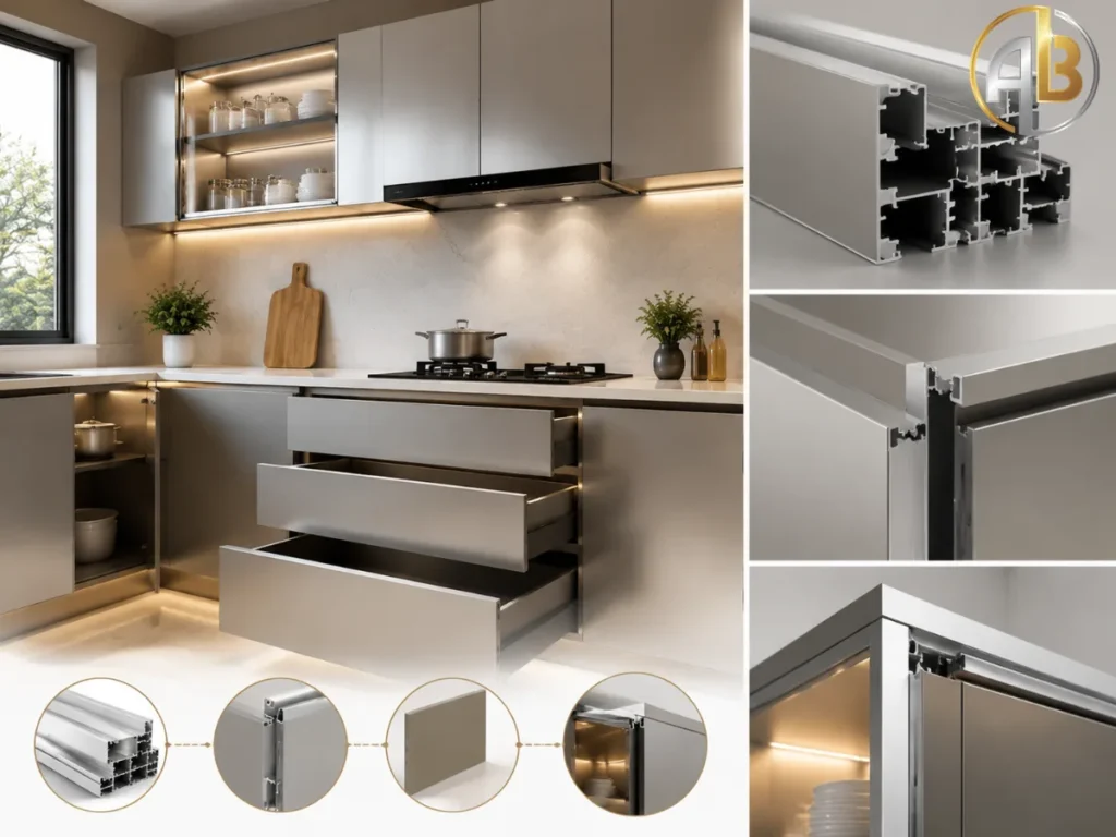 Aluminium Profile for Kitchen Cabinets: How It Works