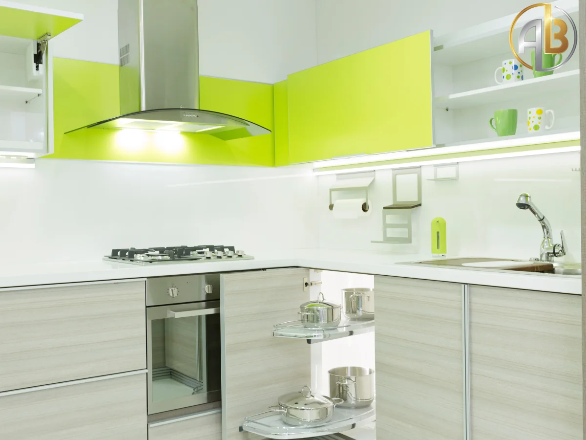 aluminum kitchen cabinet